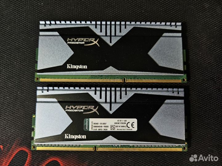 Модули DDR3 по 4GB