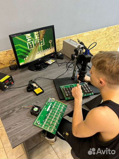 Любой ремонт оборудования для майнинга, asic