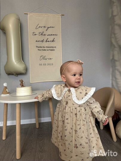 Платье для девочки 86