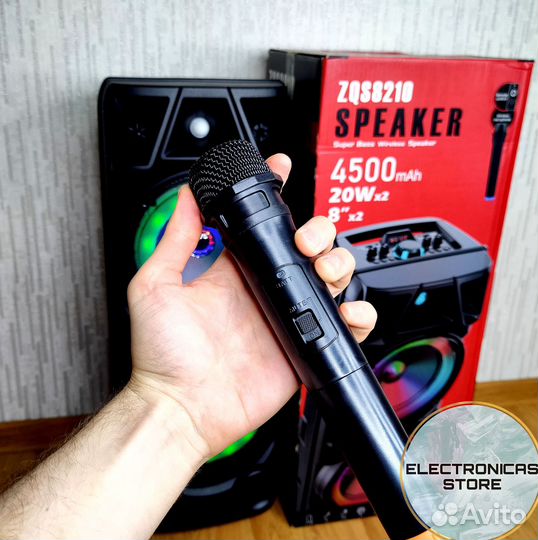 Портативная Колонка Большая ZQS-8210