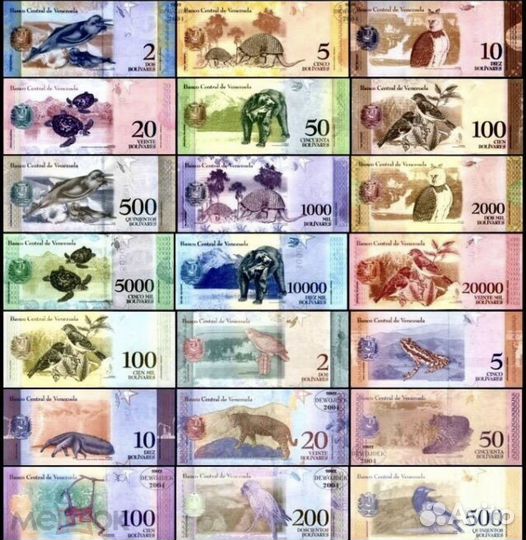 Банкноты Южной и Центральной Америки