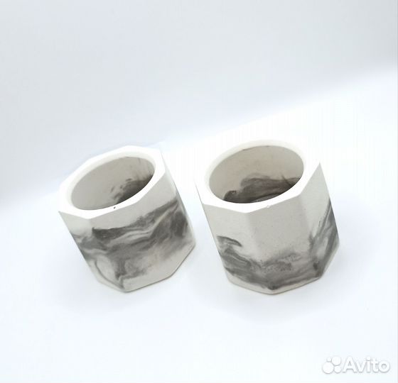 Подсвечник из гипса