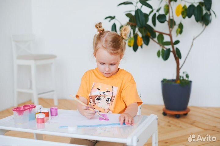 Растущий стол + стул комплект детский