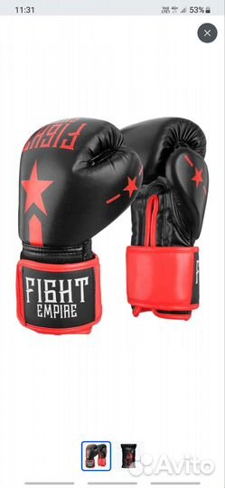 Боксерские перчатки 10 oz детские