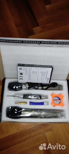 Беспроводные микрофоны караоке. 2 шт