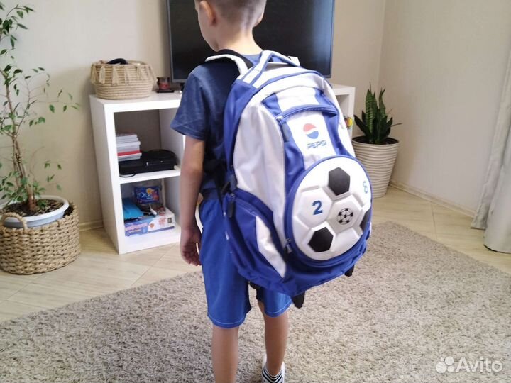 Рюкзак трансформер на колёсах Пепси