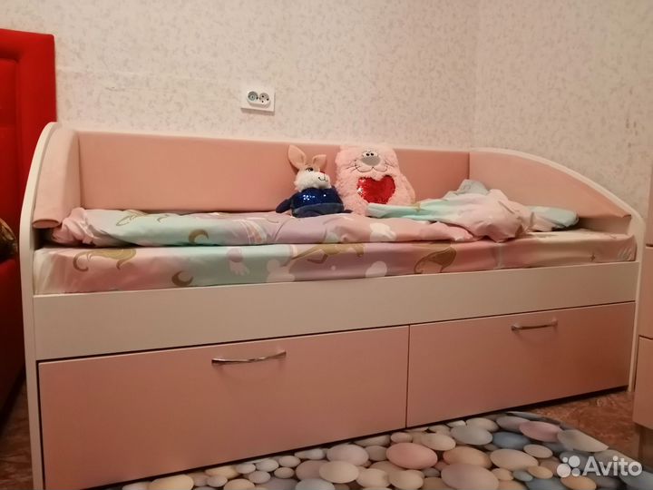 Детская кровать с мягкими бортиками