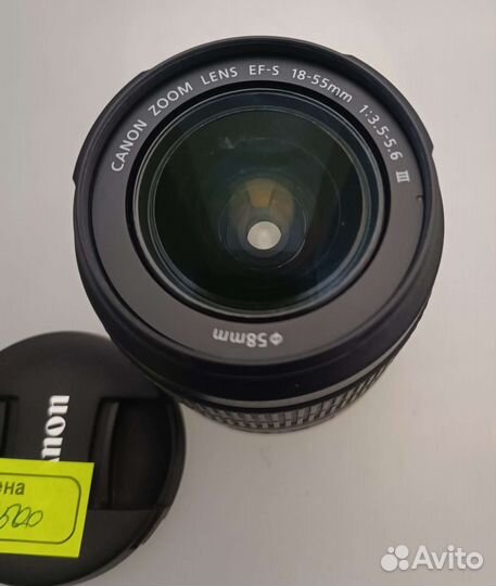 Объектив Canon EF-S 18-55mm F 3.5-5,6 III б/у