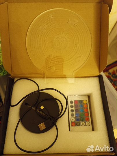 3D лампа солнечная система