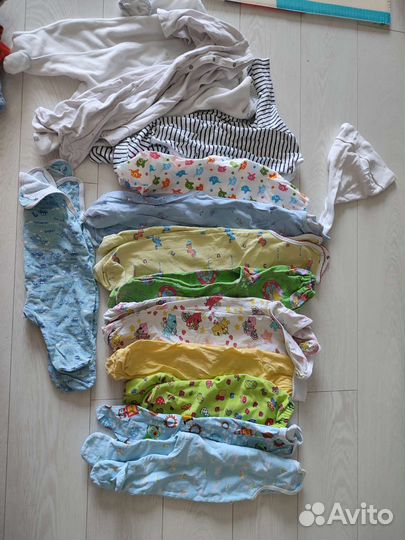 Детские вещи пакетом от 3 до 6 месяцев