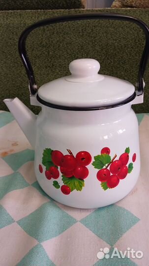 Чайник эмалированный