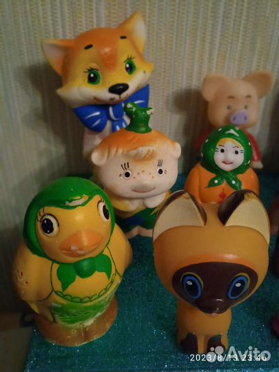Резиновые сказочные и мульт персонажи