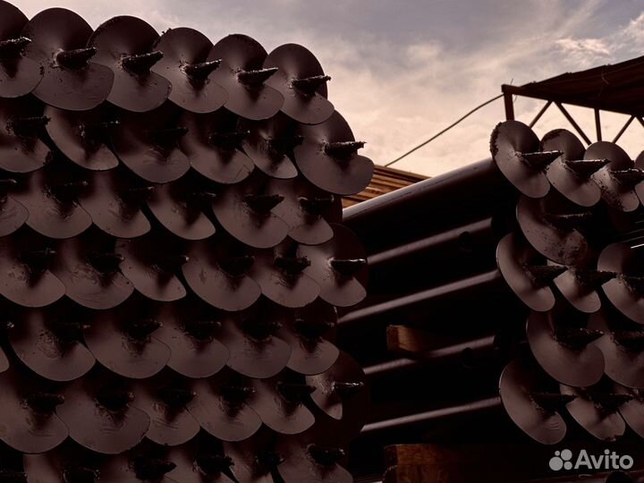 Монтаж винтовых свай