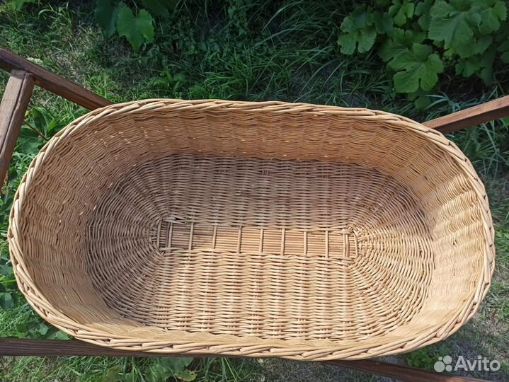 Люлька плетеная колыбель для новорождённых