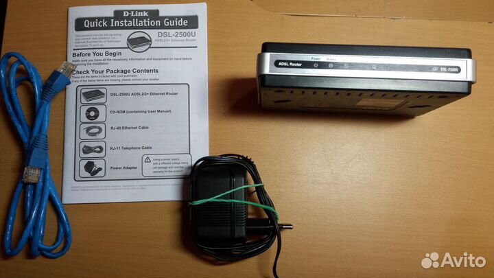 Модем d-link dsl-2500u