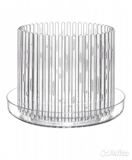 Горшок для орхидей, пластик, прозрачный. новый