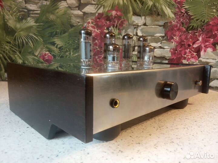 Ламповый двухтактныи усилитель на 6П14П и 6Н2П