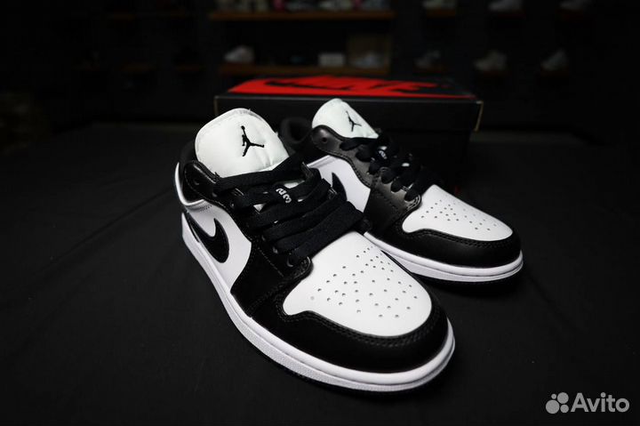 Кроссовки Nike Air Jordan 1 Low Black White