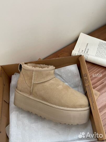 Ugg женские на платформе премиум