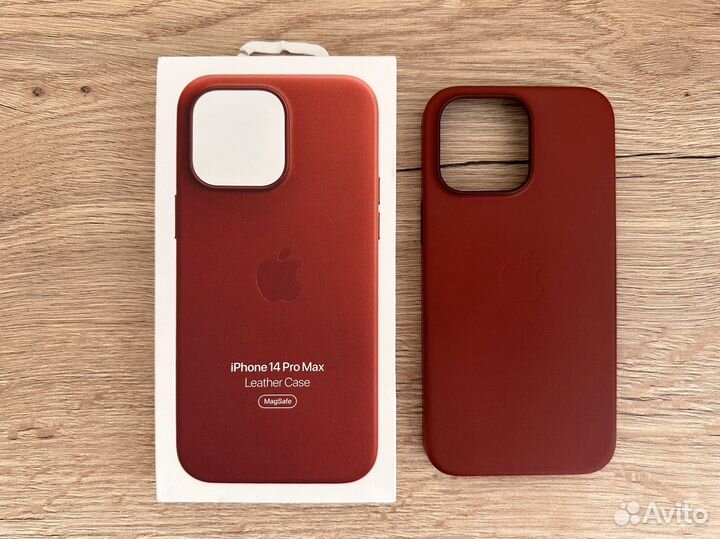 Чехол Apple iPhone 14 Pro Max Leather Case