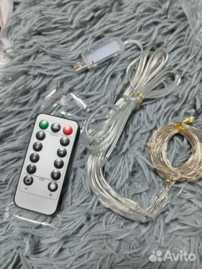 Гирлянда шторка