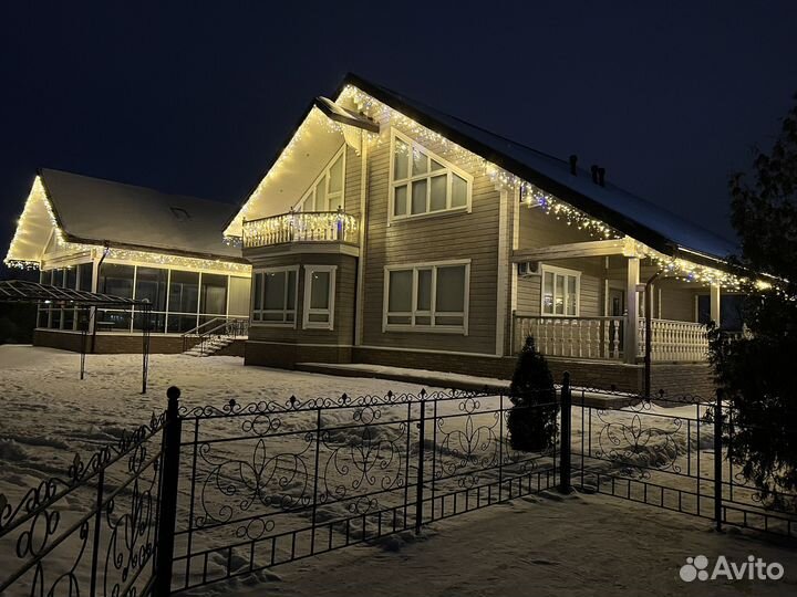 Новогоднее украшение частных домов и др.объектов