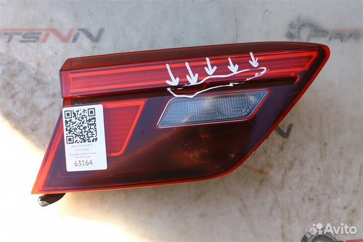 Фонарь задний левый Фольксваген Тигуан