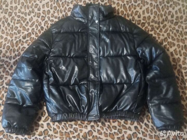 Куртка женская кожзам зима