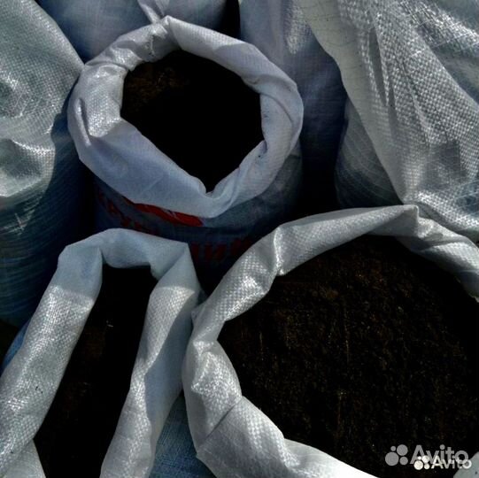 Перегной торф в мешках