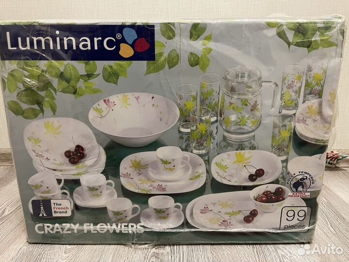 Столовый сервиз Luminarc crazy flowers