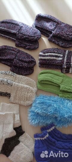 Следки, Носки ручной вязки