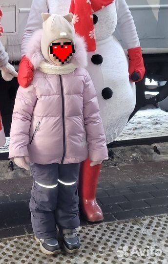 Зимний костюм для девочки 122-128