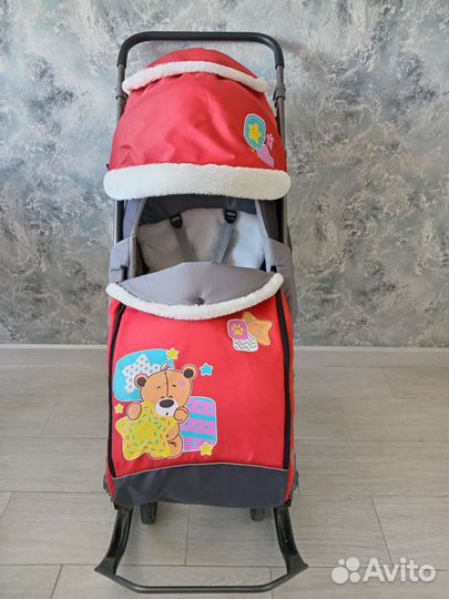 Детские санки коляска