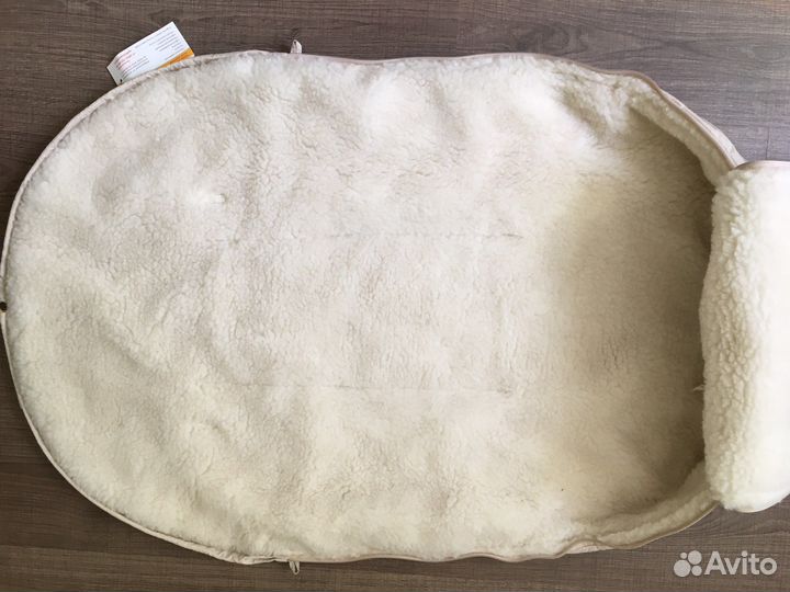 Теплый конверт в коляску/санки (шерсть/синтепон)