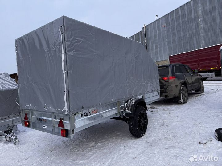 Прицеп 3.5 оцинкованный с тентом