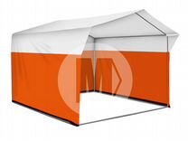 Торговая палатка 3х3м двухцветная