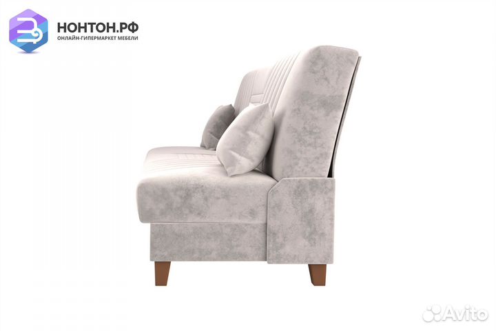 Диван книжка Бэлла светло-серый