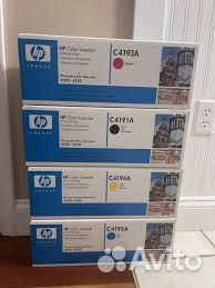 Картриджи HP C4191A C4192A C4193A C4194A