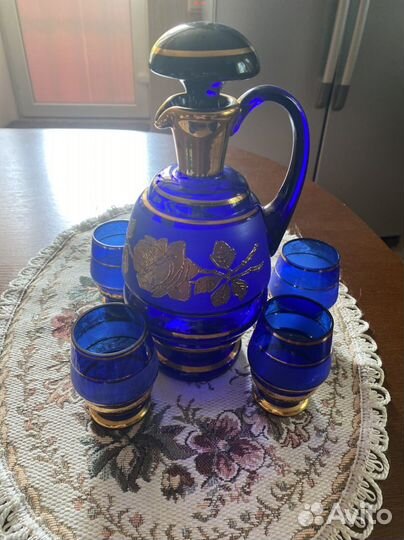 Винтажный набор Богемия хрусталь