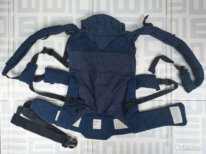 Эргорюкзак Manduca XT Denimblue-Toffee