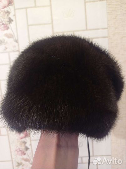 Бирет норковая женская