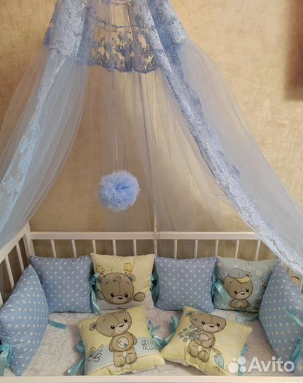 Бортики в кроватку новые