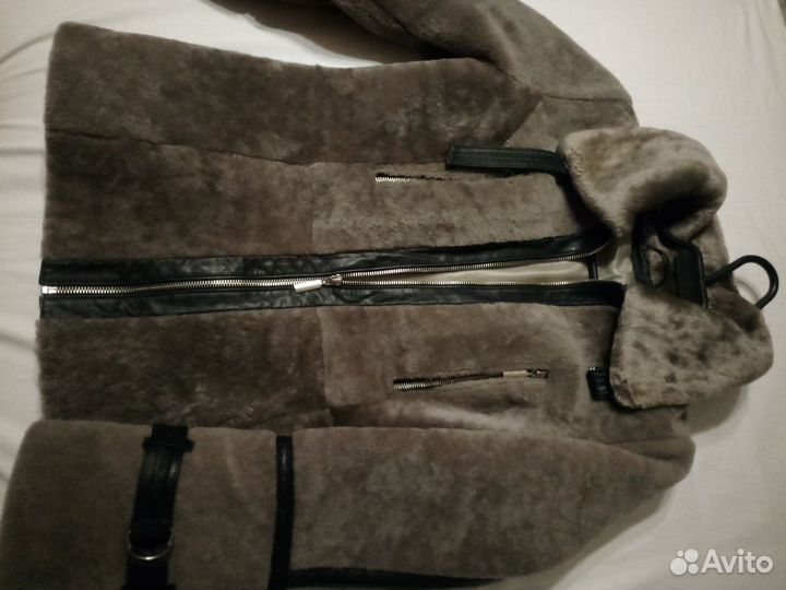 Куртка зимняя женская натуральный мех 44 размер