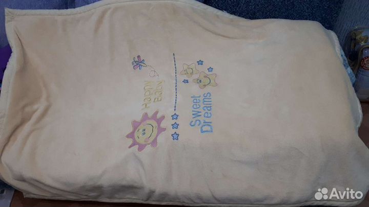 Плед детский плюшевый