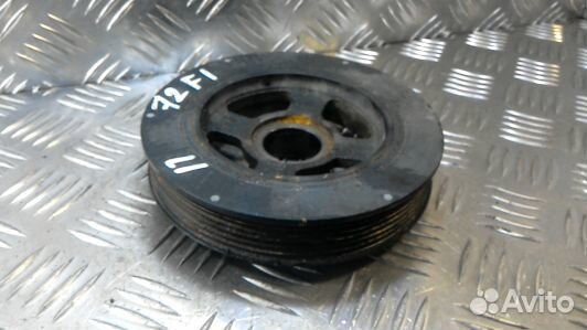 Шкив коленвала демпферный бензиновый hyundai santa