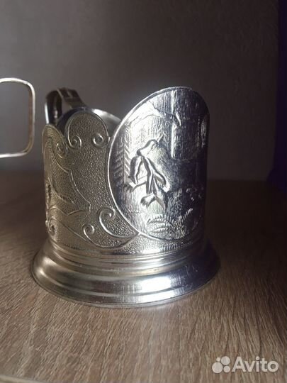 Подстаканники СССР алюминиевые винтаж