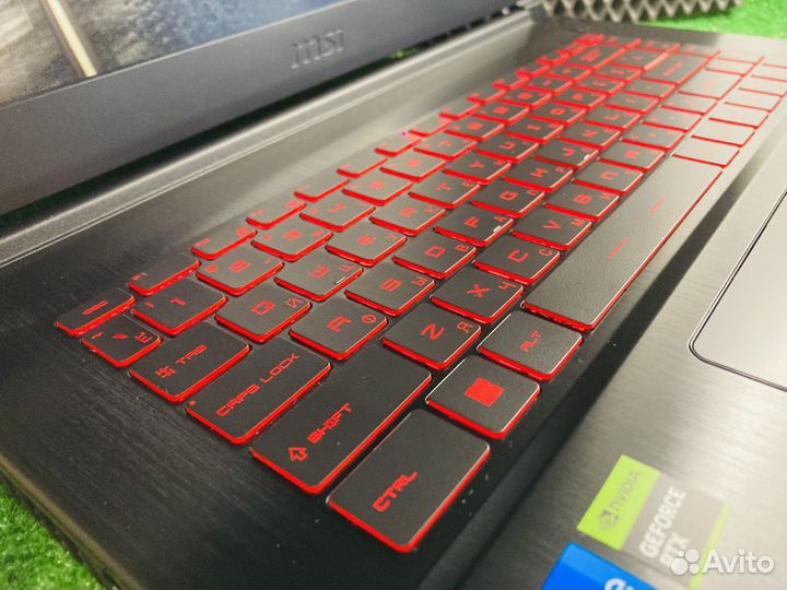 Игровой ноутбук MSI i5 RTX 3050