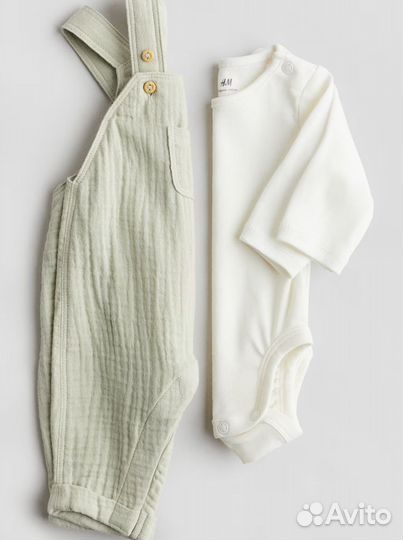 Боди и комбинезон H&M для новорожденного 56 62