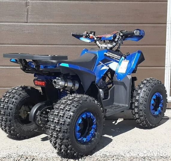 Квадроцикл Motoland coyote 125 синий
