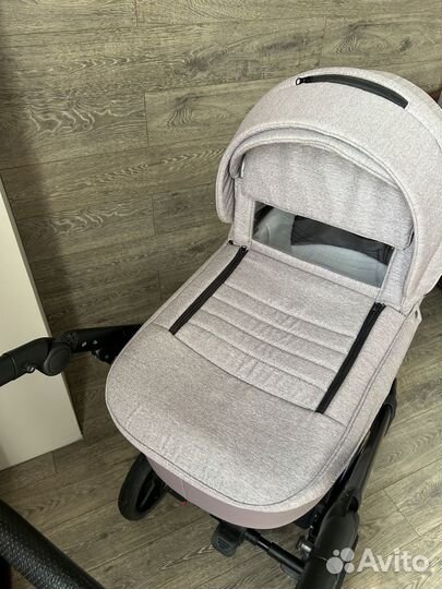 Коляска Adamex Belissa 3 в 1 PS-21 сиреневая кожа